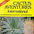 Cactus-Aventures international n°28 1995 : 3.00€